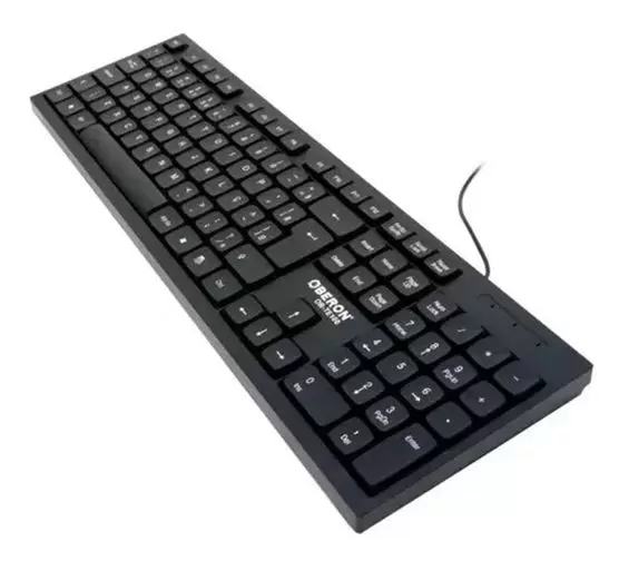 Teclado Usb Oberon Abnt Preto Or Te